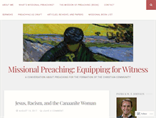 Tablet Screenshot of missionalpreaching.com